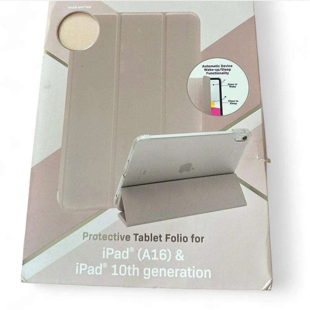Body Glove Pale Pink Protective Tablet Folio for iPad (10th Gen/A16)